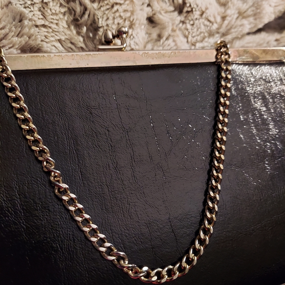 ✨️Vtg ' Ande' Leather Cocktail Purse - Picture 4 of 6